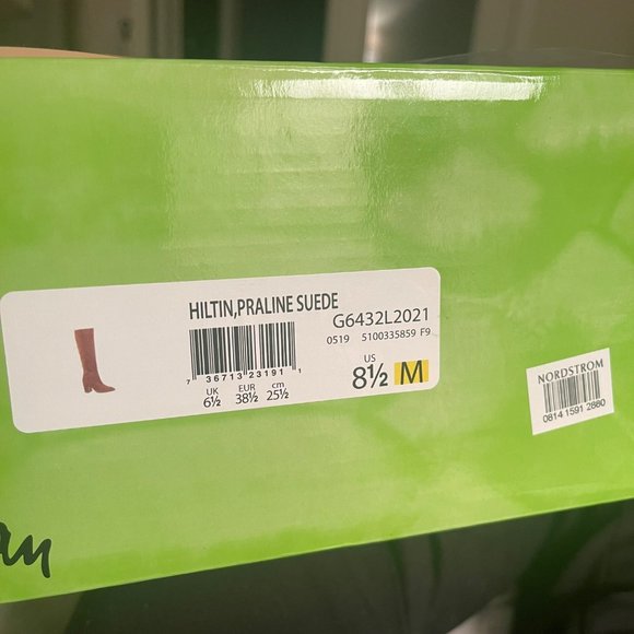 Sam Edelman Hiltin Praline Suede Boots Women’s Size 8.5 - Picture 9 of 10